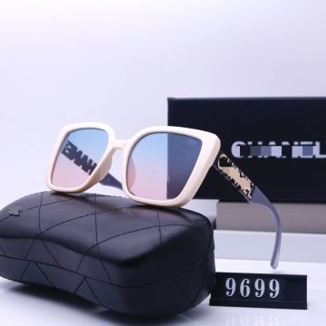Metal Frame Oversized Women's Channel Shades Sunglasses