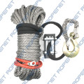 Ligne de treuil de corde de treuil synthétique avec manchon de protection