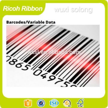 RICOH thermal transfer ribbon B110CR in barcode
