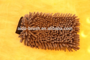 Chenille microfiber wash glove