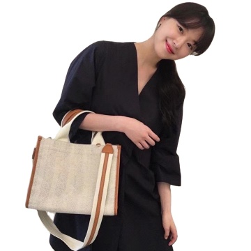 High Capacity Sublimation Tote Bag - Jute Canvas Handbag