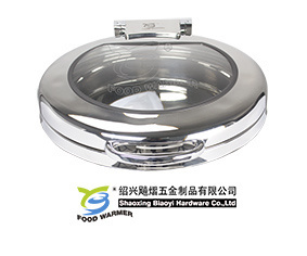 Buiilt in Round Chafing Dish Induction Buffet Chafer