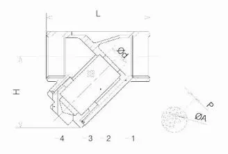 Y Type Strainer Threaded 800psi/Pn40 Wcb/CF8/CF8m/CF3m ANSI B2.1/ BS21/ISO7/1