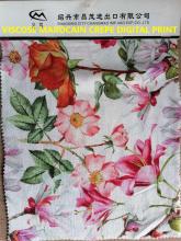 Woven Viscose Marocain Crepe Digital Printed Fabric