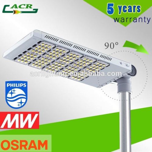 62000 Hours Lifespan Anodized Aluminum Timer Dimmable LED 250W Street Light with PC lens