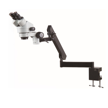 Flexible stand with desk clip binocular stereo microscope