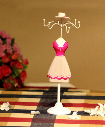 Mannequin Body Girl Dress Jewelry Holder With Hat