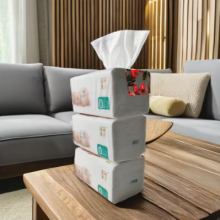 2 Ply White Soft Gross Pulp Facial Tissue