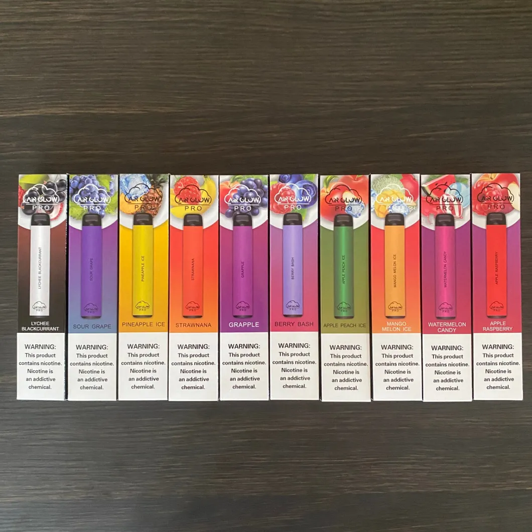 1000mAh 1600 Puffs Fruits Series Pre-Filled Pop Disposable Vape with 6.5ml Juice Liquid