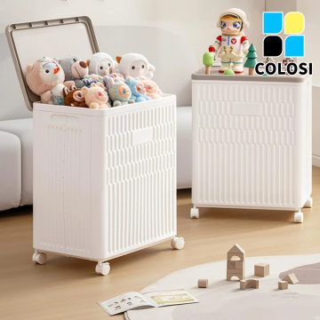 Flip Top Wheeled Storage Bin