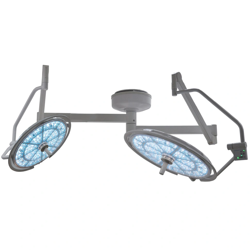 Double Dome Surgery Ceiling Mounted Shadowless Operation LED Lamp