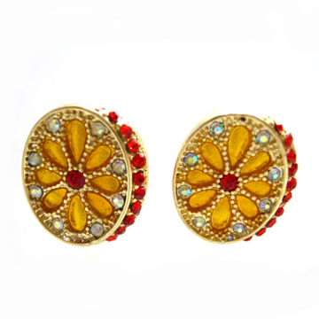 Wholesale Fashion Jewelry Fruit Rhinestone Stud Earring