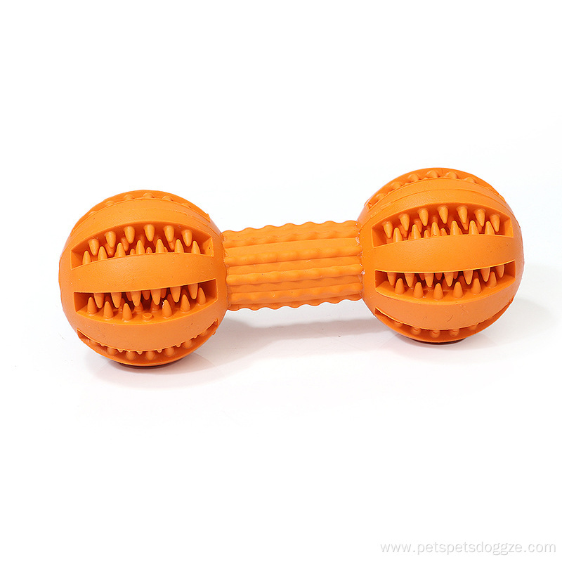 Teeth Cleaning Rubber dog chew toy ball