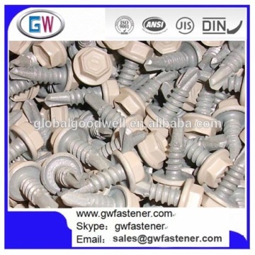 Painted Head Metal Roofing Roof Screws