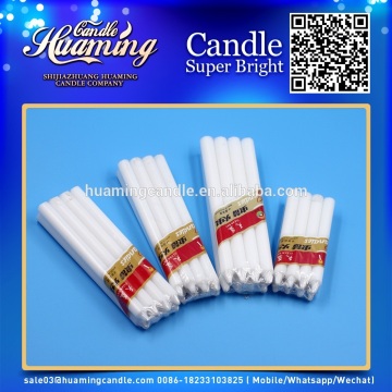 bright candles/ white candles household candles /cheap pillar candles