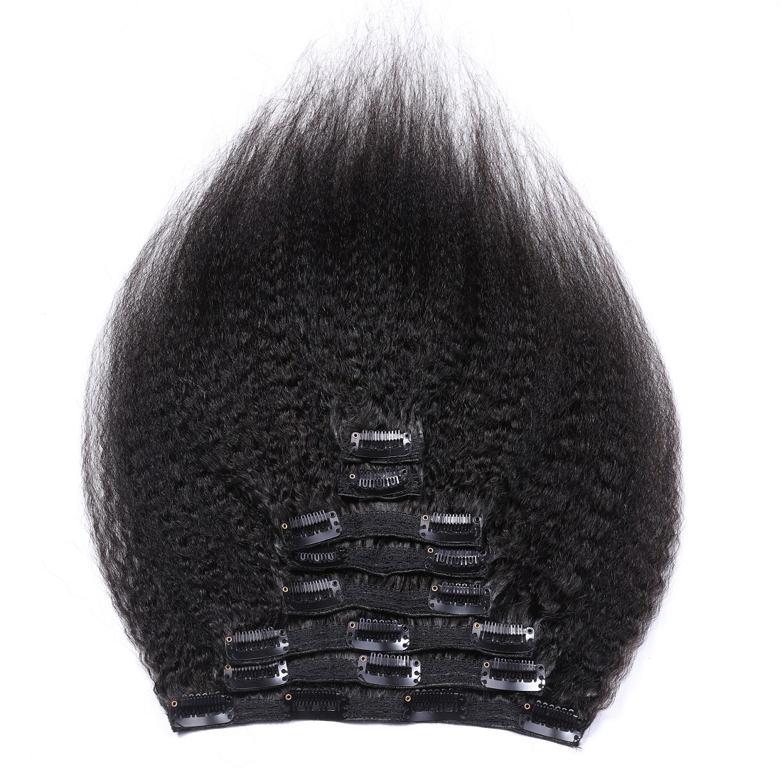 SPARK 100% Russian Human Remy Hair Clip ins Wholesale Invisible Seamless Clip in Hair Extension Human Hair