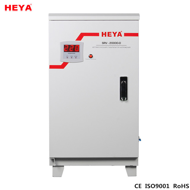 SRV New Whole House Use Relay Type Low Voltage 100~260V Ac 20Kva Voltage Stabilizer Single Phase