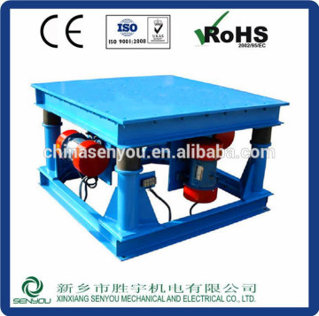 Hot electric shaking table vibrating table for cement