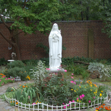 large outdoor street sculptures carved outdoor white marble mother mary statue