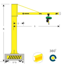 Grue à flèche de 500 kg à vendre