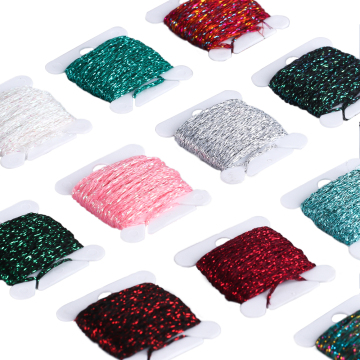 Holographic Flat Braid Thread for Fly Tying