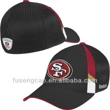 100% cotton brushed long brim golf caps and hats