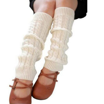 Winter Warm Acrylic Knitted Knee High Boot Socks