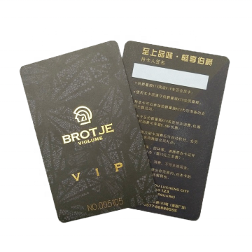HF13.56MHz RFID Card VIP Membership Card