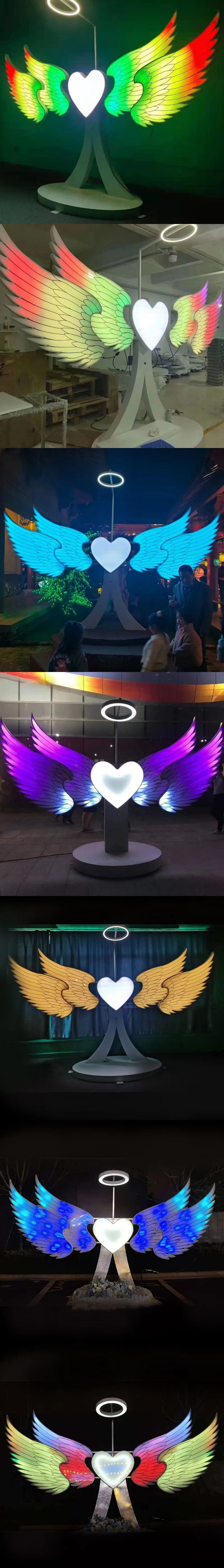 Luminous Wing Shaped Lights