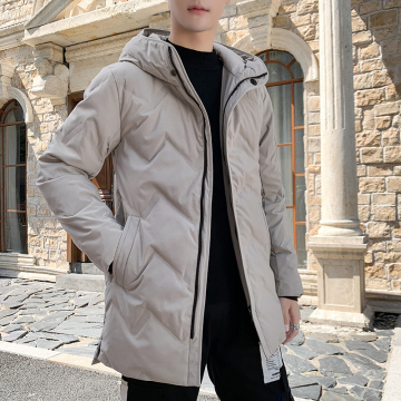 Fashion men's windproof warm cotton-padded coat
