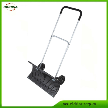 Snow Pusher with Wheels