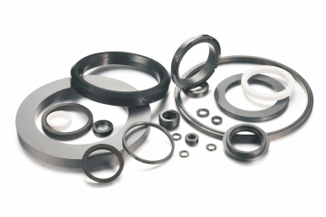 Black Silicon Carbide Ceramic Sic Ring for Pump