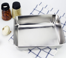 304Exquisite Square Stainless Steel Bake Ware Kitchen