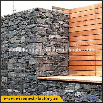 galvanized square iron wire square hole shape military welded gabion box