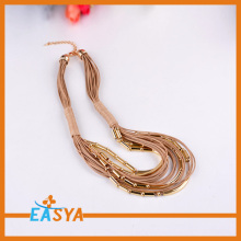 Imitation Gold Beaded Gold Chain Necklace