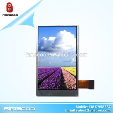 3.5" 480x800 full viewing angle ips panel driver ic lcd display fpc