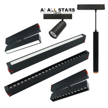 Modern Aluminum Linear Grill Ceiling Lamp