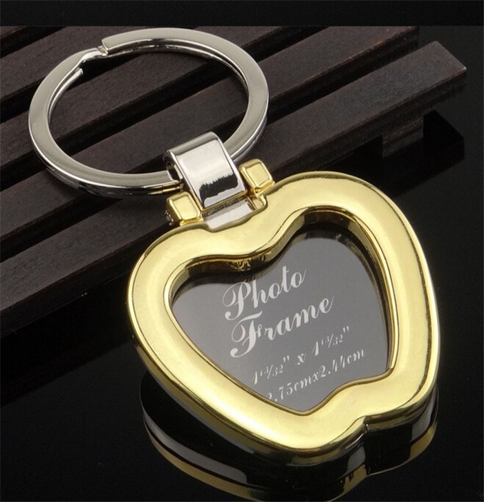 gold frame keychain