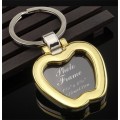 Customised Metal Gold Silver Photo Frame Keychain