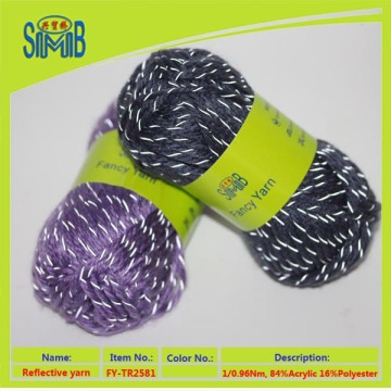 China wholesale popular acrylic reflective yarn SMB hand knitting yarn good sale yarn made in China