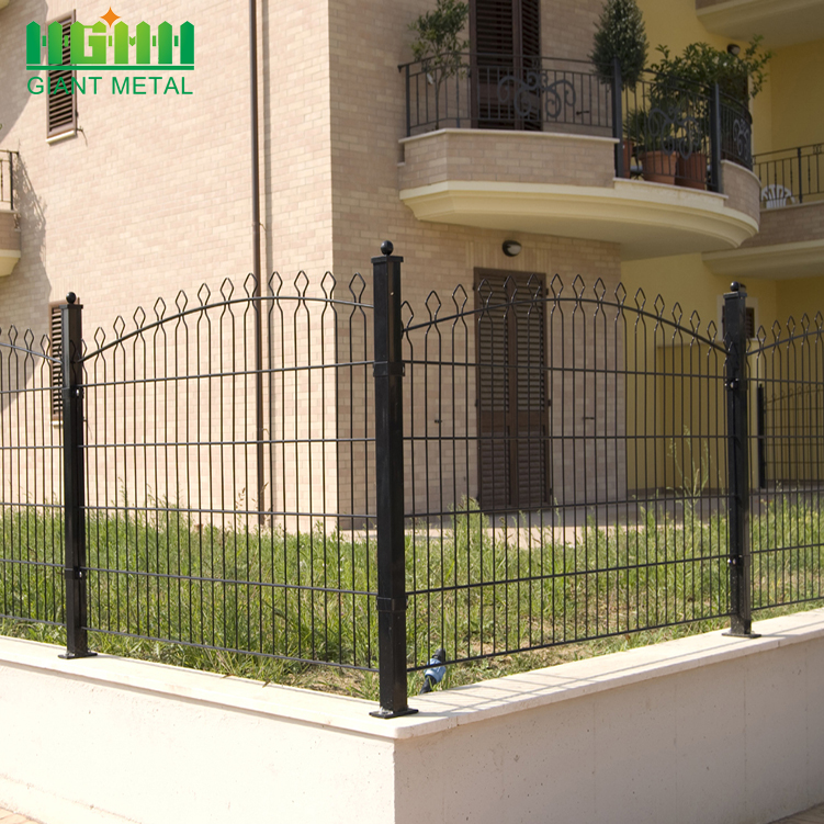 Protection Galvanized Metal Prestige Double Wire Fence