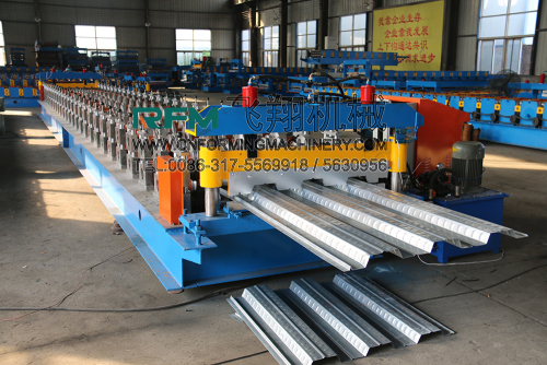 Baja Lantai Decking Roll Forming Machinery