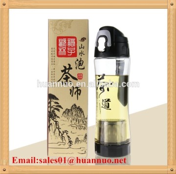 Plastic tea bottle / filter tea bottle / outdoor filter bottle