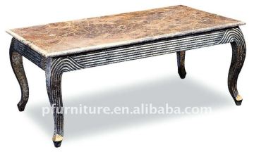 Hand carved coffee table PFD471A