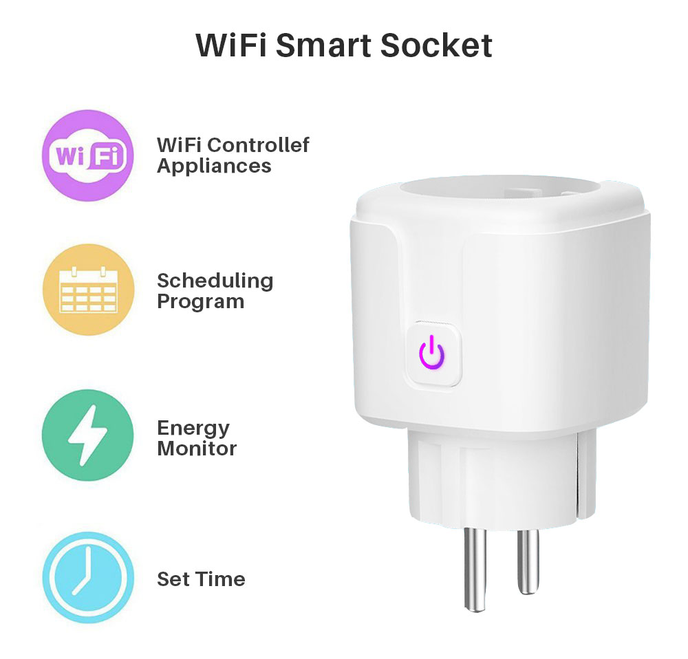 APP Remote Control Smart Power Plug Wifi 