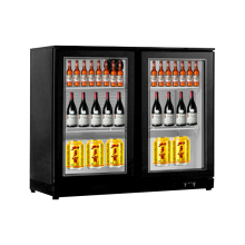China Supplier Mini Cooler Double Doors Display Cooler Bar Fridges