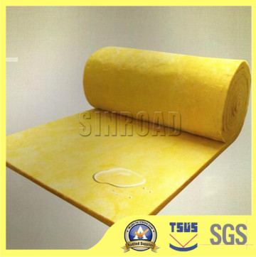 CE Certificated glass wool thermal insulated material, glass wool blanket insulated panels price