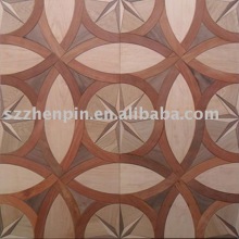 Semi solid wood art parquet flooring (balsamo maple walnut oak )