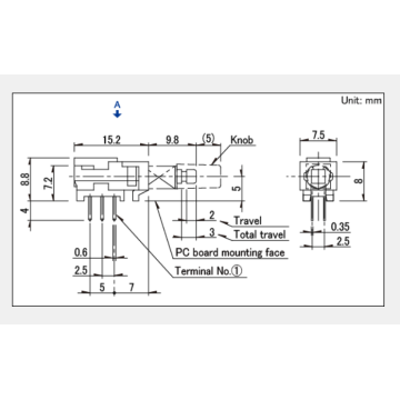 Spuj series push switch