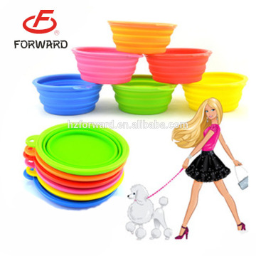 portable silicone pet bowls